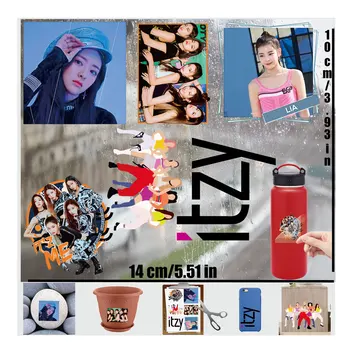 1 комплект 10 см X 14 см ITZY Yeji Kpop Girls Group Lia Ryujin Chaeryeong Yuna Альбом Корейского Идола Канцелярские Наклейки Школьные Принадлежности Игрушки