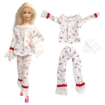 1 комплект Модного халата для куклы 1: 6, Аксессуары для ванной комнаты, зимняя пижама, одежда для сна для куклы Барби