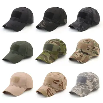 1 шт. Военные камуфляжные кепки, мужская бейсбольная кепка, армейская тактическая охотничья спортивная кепка, Регулируемые летние Велосипедные солнцезащитные кепки для взрослых