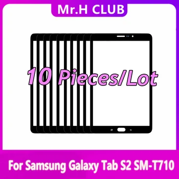 10 ШТ. НОВЫЙ Для Samsung Galaxy Tab S2 8.0 SM-T710 T713 T715 T719 Сенсорный Экран Передняя Крышка Ремонт Стекла Замена