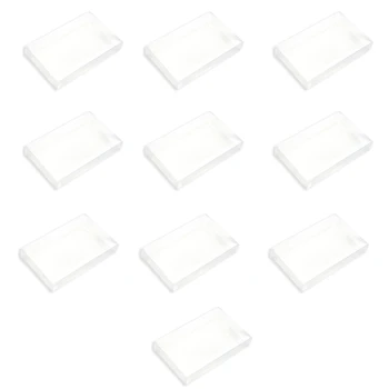 10шт Прозрачная Защитная Коробка Чехол-Накладка Протекторы для Игрового Картриджа SNES Box Dropship