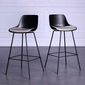 16 Оптовых Черных барных стульев Магазин Shop Barstool винтажный промышленный ветер лофт барный стул Кафе стул