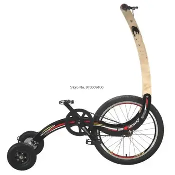 20-дюймовый Складной уличный велосипед для верховой езды, фитнес-трехколесный велосипед, Скутер с резиновыми колесами, Велотренажер, тренажер для ног, велосипед