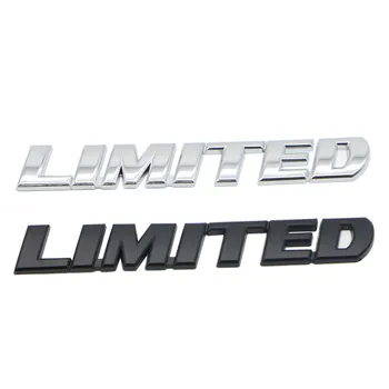 3D Хромированный Черный Логотип Limited, Эмблема на боковом крыле автомобиля, Значок багажника, Наклейка для Toyota Highlander, Ограниченная наклейка, Автоаксессуары