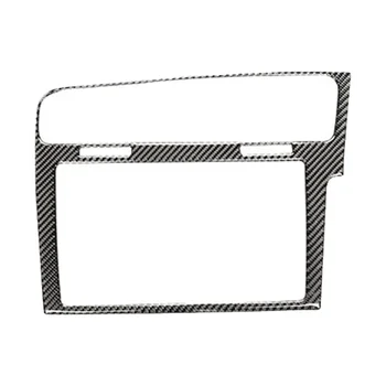 8-Дюймовая рамка из углеродного волокна Mib Радиопанель Декоративная рамка для Golf 7 Mk7 Golf 7.5 Mk7.5 Рамка экрана RHD