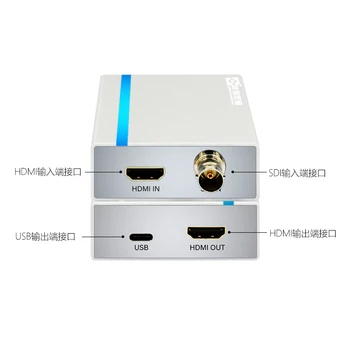 Lianxin Hongfu 4K high-definition HDMI SDI карта захвата с двойным интерфейсом, зеркальная камера для видеоконференций, прямая трансляция