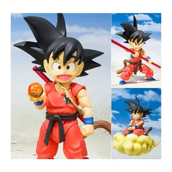 Origina BANDAI S.H. Figuarts Son Goku Childhood Dragon Ball В наличии Фигурки из коллекции аниме-экшенов, модели игрушек