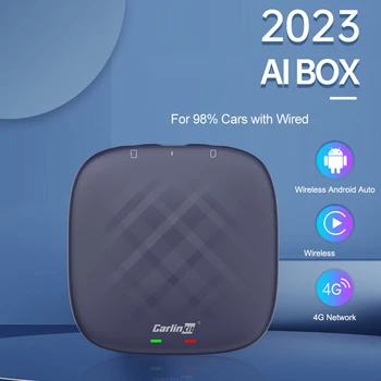 Smart Box Wireless Carplay Android Auto Bluetooth-совместимый Беспроводной Адаптер WiFi 2.4 + 5G Интеллектуальный Модуль QCM с 8-ядерным процессором 6125