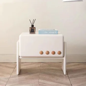 Белая Современная Тумбочка в скандинавском стиле для спальни, Домашний Маленький Прикроватный шкафчик с выдвижными ящиками для хранения Наборов садовой мебели Criado Mudo