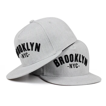 Бруклин письмо вышитые кепка мужчины хлопок% скорректированная шляпа Спорт на открытом воздухе досуг шляпы хип-хоп бейсбольные кепки