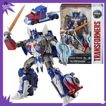 В наличии Оригинальная Мобильная кукла TAKARATOMY TLK Transformers 5 Final Knight V Optimus Prime, подарок на День рождения, Настольная коллекционная модель