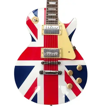 Гитара международного классического бренда с рисунком национального флага Качественные аксессуары