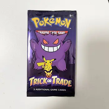 Дайте волю духу Хэллоуина с подлинным набором карточек Ptcg Pokemon для флеш-карты Game Collection