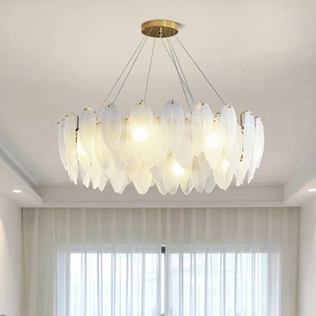 Декор комнаты Люстры для скандинавского дома, подвесные светильники для столовой, подвесной потолочный светильник, художественная светодиодная лампа для помещений lamparas