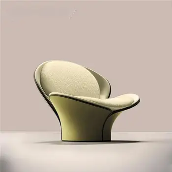 Диван-кресло Ленивая гостиная Балкон Скандинавский Современный Легкий Роскошный Простой Креативный Дизайн Спинки Обеденный стул для отдыха
