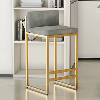Дизайнерские Акцентные Барные стулья Nordic Counter Высокие Обеденные Современные Роскошные барные стулья Kitchen Taburete Cocina Home Bar Furniture HDH