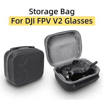 Для DJI FPV /Avata Drone V2 Очки, летные очки, сумка для хранения, Портативная сумочка, защитная коробка, чехол для переноски, аксессуары