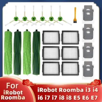 Для iRobot Roomba i3, i3 +, i4, i6, i6 +, i7, i7 +, i8, i8 +, E5, E6, E7 Робот-Пылесос Основная Боковая Щетка Hepa Фильтр Тряпка для Швабры