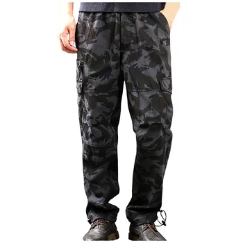 женские брюки-карго, свободные комбинезоны с большим карманом, мужские спортивные штаны для бега трусцой, военные тактические брюки, камуфляжные повседневные рабочие брюки