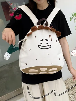 Забавная сумка с милым рисунком 2023, Новая креативная сумка Ins Kawaii, Модный Универсальный повседневный рюкзак, переносная сумка для хранения