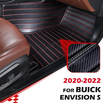 Изготовленные на заказ коврики из углеродного волокна для Buick Envision S 2020 2021 2022 Ковровое покрытие для ног Аксессуары для интерьера автомобиля