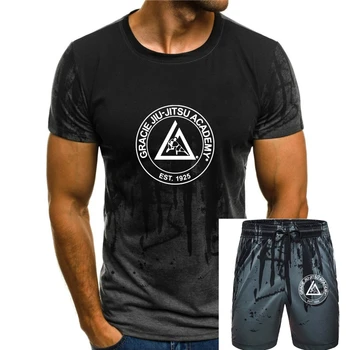 Карман с логотипом Академии джиу-джитсу Грейси - мужская футболка на заказ