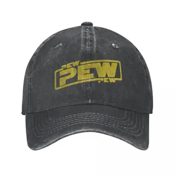 Кепка-ссылка на цитату из фильма Pew Pew Pew - Blaster, ковбойская шляпа, бейсболка для регби, кепка для женщин, мужская кепка