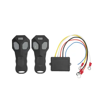 Комплект дистанционного управления беспроводной лебедкой с уплотнительной резиновой кнопкой Контроллер лебедки для легковых автомобилей ATV грузовиков