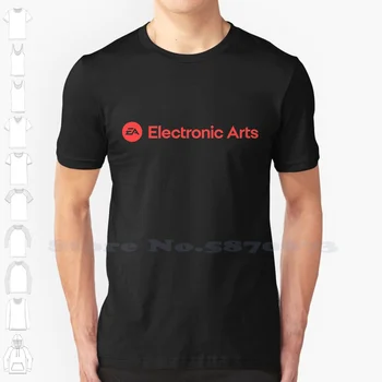 Логотип Ea (Electronic Arts) Логотип бренда 2023, футболка с уличной одеждой, футболки с рисунком высшего качества