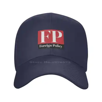 Логотип Внешней политики, Напечатанный Графическим Логотипом бренда, Высококачественная Джинсовая кепка, Вязаная шапка, Бейсболка