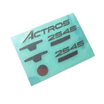 Металлические наклейки, отличительные знаки для тракторного прицепа Tamiya в масштабе 1:14, Новая часть обновления радиоуправляемого грузовика Actros 2545 1851 3363