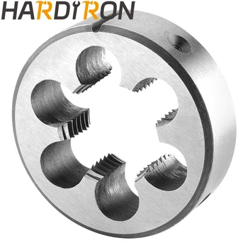 Метрическая круглая плашка Hardiron M23X2 для нарезания резьбы левой рукой, машинная плашка M23 x 2.0 для нарезания резьбы