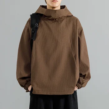 Мужская толстовка с капюшоном, однотонный повседневный пуловер унисекс, модный Свободный комфортный непринужденный топ, толстовка с капюшоном, устойчивая к регулярным морщинам