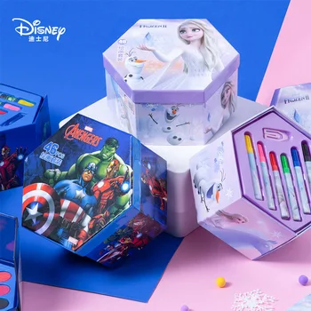 Набор акварельных ручек Disney Водный мелок Цветной грифель Детская раскраска для рисования Моющаяся ручка для рисования Подарочная коробка