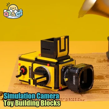 Набор строительных блоков модели цифровой камеры 503Tx Diy Assembly Puzzle Bricks Kit Украшения Декор Подарки для детей и взрослых
