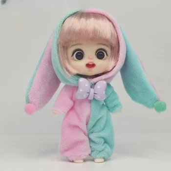 Новая милая мини-кукла с одеждой и обувью, множеством подвижных суставов, 3D-симуляцией, игрушечной куклой с петлей для глаз, детскими подарочными игрушками