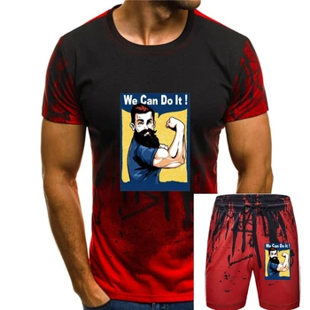 Новая мужская футболка, Модная Мужская футболка в популярном стиле, Ретро-классика, Мы можем это сделать, Винтажный Плакат Ww2, Забавные Футболки Flug Aero1347Best