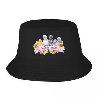 Новая шелковая куриная мама - Подсолнухи и весенние цветы, панама, кепка для гольфа, аниме-шляпы для вечеринок, кепка для папы для мужчин и женщин