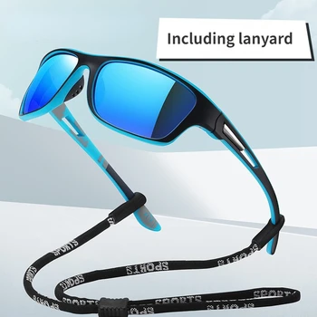 Новые модные спортивные очки, спортивные очки для мужчин и женщин, велосипедные трансграничные поляризованные солнцезащитные очки для спортзала Оптом