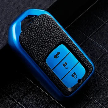 Новый Полный Чехол из Тпу для Дистанционного Ключа Honda Civic City Vezel Accord HR-V Crv Police Jazz Jade Crider Odyssey Key Protector