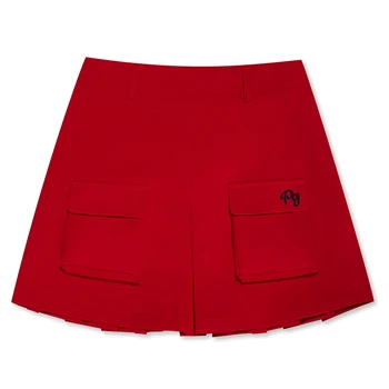 Осенние новые женские спортивные шорты для гольфа, короткая юбка на подкладке, уличная быстросохнущая плиссированная юбка, женская повседневная универсальная короткая юбка
