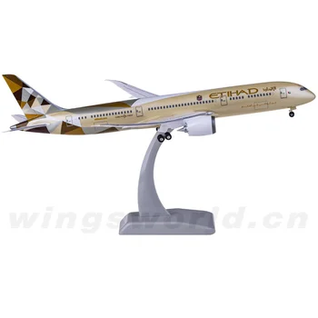 Отлитый под давлением Hogan HGA214 Etihad Airways B787-9 в масштабе 1:200, коллекция готовых моделей самолетов, подарочные игрушки