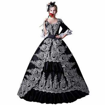 Платья Марии-Антуанетты в стиле рококо и барокко KEMAO, костюм эпохи Возрождения 18 века, исторический период, Викторианское бальное платье