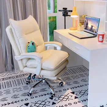 Роскошные Вращающиеся Офисные стулья Компьютерный Геймер Офисное кресло Nordic Leisure с подъемной спинкой Stuhl Мебель для спальни WZ
