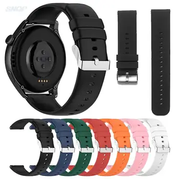 Силиконовый ремешок для Huawei Watch 3 /GT3 42 мм 46 мм GT 2 / 2e/Pro/Runner 20 мм 22 мм Универсальный ремешок для Samsung Galaxy Watch 4 Classic
