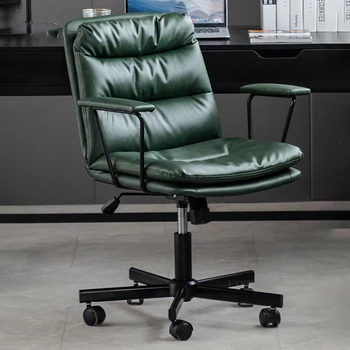 Современные офисные стулья для учебы, простой подъем, Поворотный Компьютерный стул, Креативное кресло Европейского офисного дизайна, игровой стул с откидной спинкой.