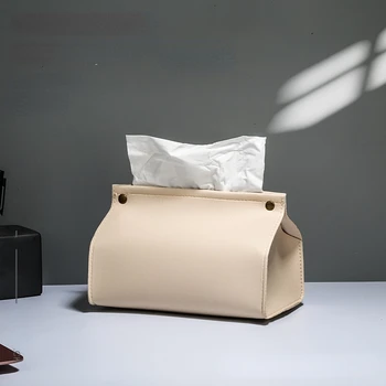 Сумка для салфеток из искусственной кожи, держатель для салфеток, Складная коробка для хранения мелочей в европейском стиле, Коробка для салфеток для домашнего офиса, Водонепроницаемая Пылезащитная