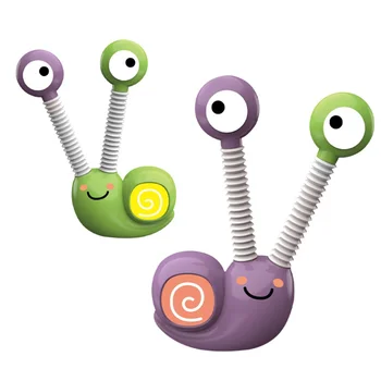Телескопические трубки для декомпрессии улитки, сенсорная игрушка для снятия стресса, детские забавные игрушки с сенсорными мехами, сжимающие игрушки