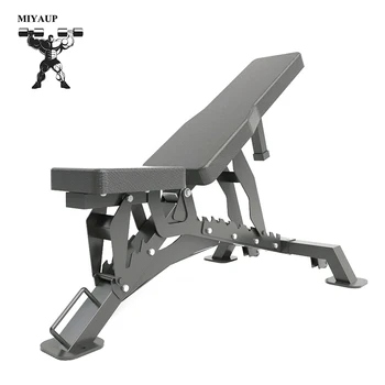 Тренажеры для фитнеса MIYAUP с регулируемой нагрузкой 400 кг, коммерческая многофункциональная доска для лежания на спине