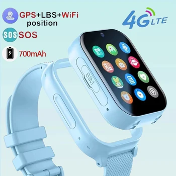 Умные Часы Для Детей 2023 GPS Locate Wifi 4G Водонепроницаемый Видеозвонок Голосовой Чат Спортивные Детские Телефонные Часы Separable Montre Enfant